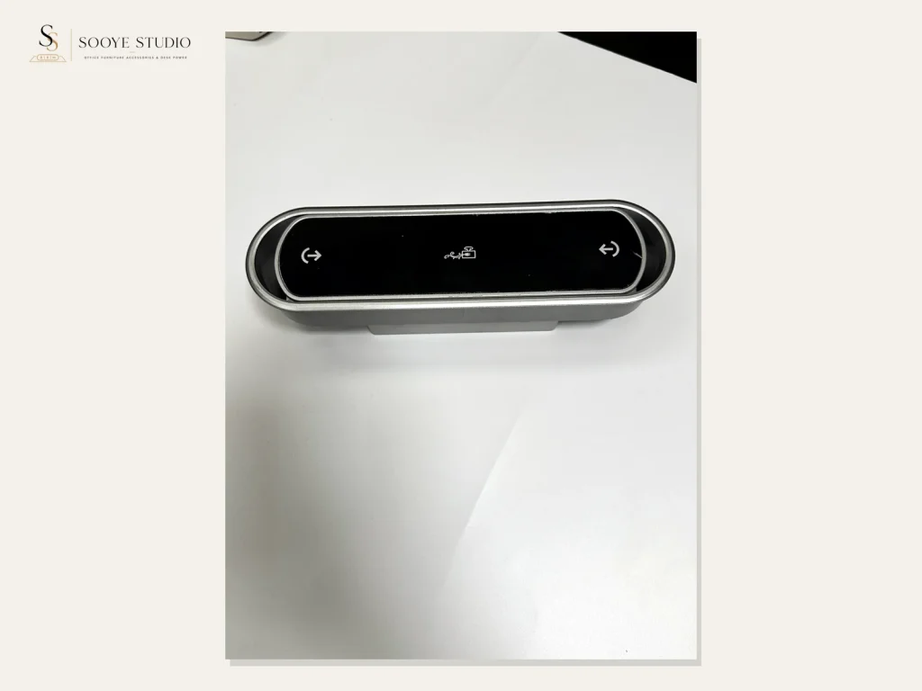 DP-06 Dual Flip-Cover Desk Power Module clean white-background product view