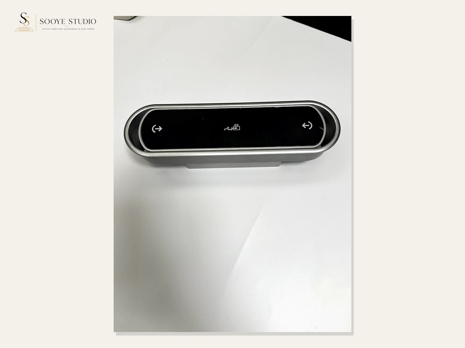 DP-06 Dual Flip-Cover Desk Power Module clean white-background product view